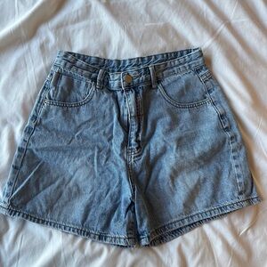 Classic Blue Denim Women's Shorts